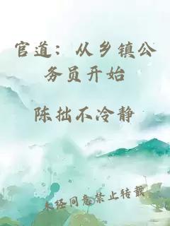 官道：从乡镇公务员开始